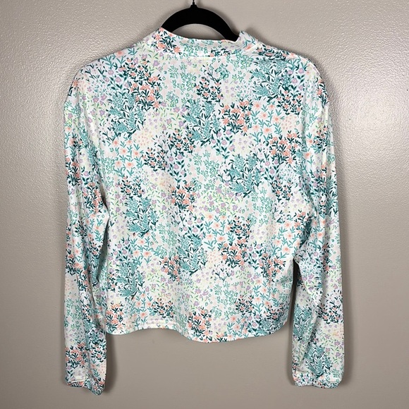 NWT Bad Birdie UV Long Sleeve Quarter Zip Spring Has Sprung Pullover - Picture 6 of 7